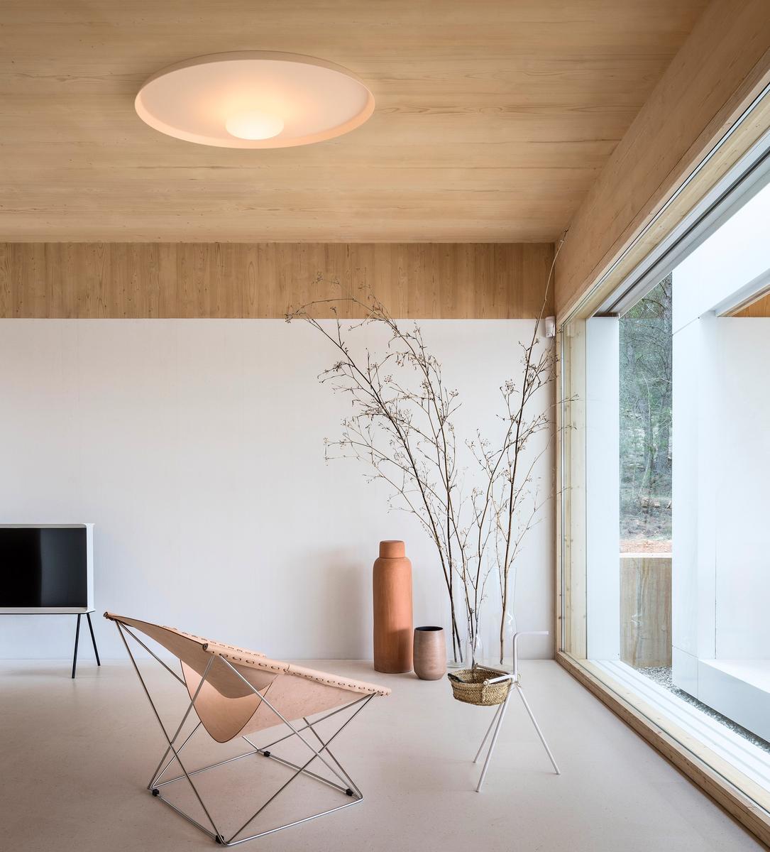 LED aluminium ceiling lamp | Top by Vibia