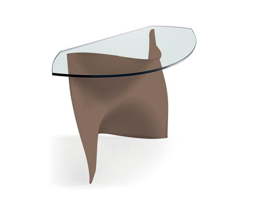 Demilune glass console table | Gaudì by Reflex