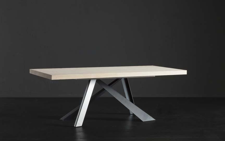 Rectangular wooden dining table | Nizza + Metal by Altacorte