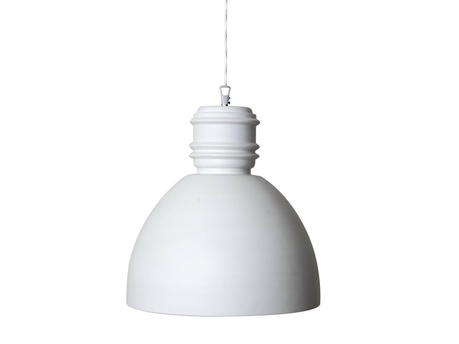 White-paste pendant lamp | Via Rizzo 7 by Karman