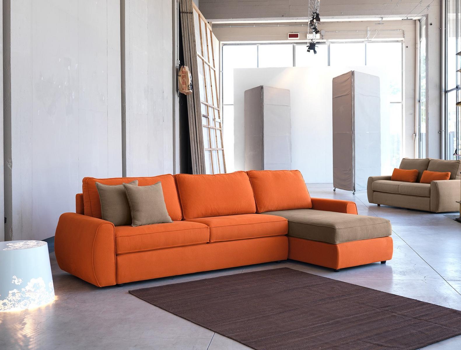 Sectional fabric sofa | Shepard by Domingo salotti