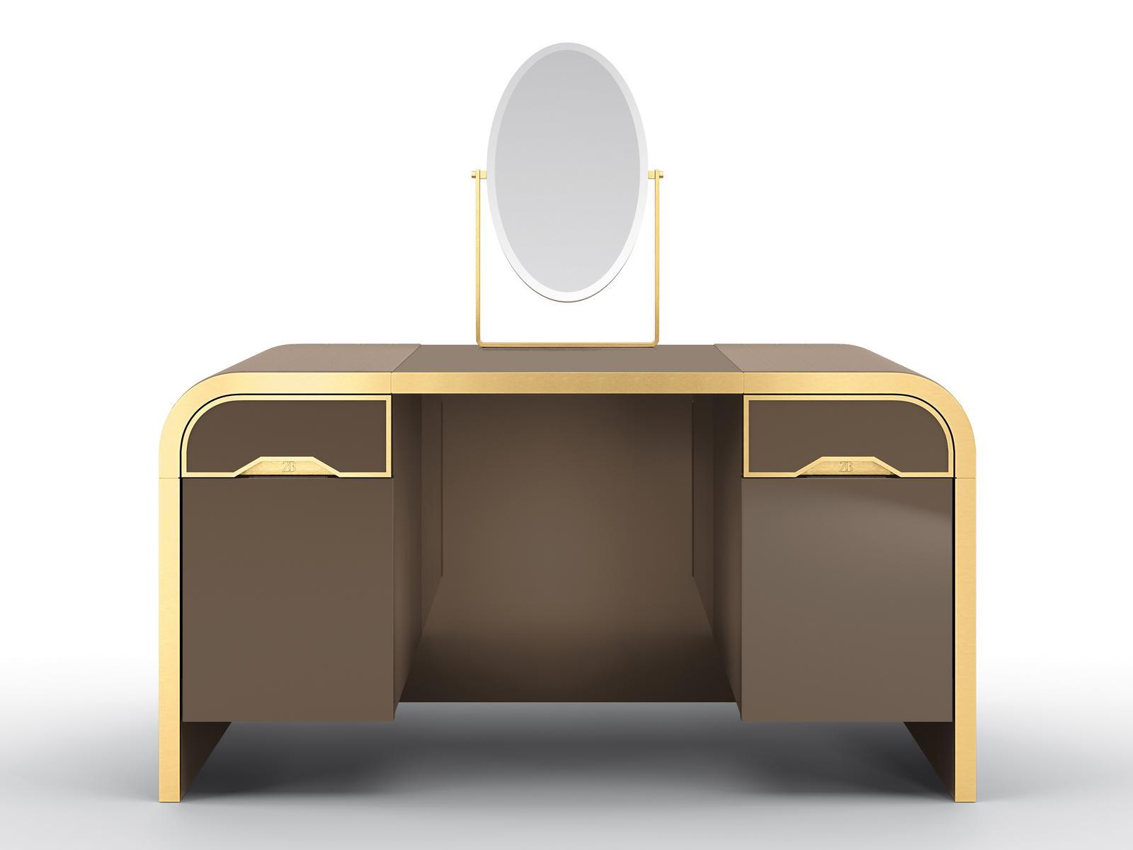 Multi-layer wood dressing table | Emanuelle by Bruno Zampa