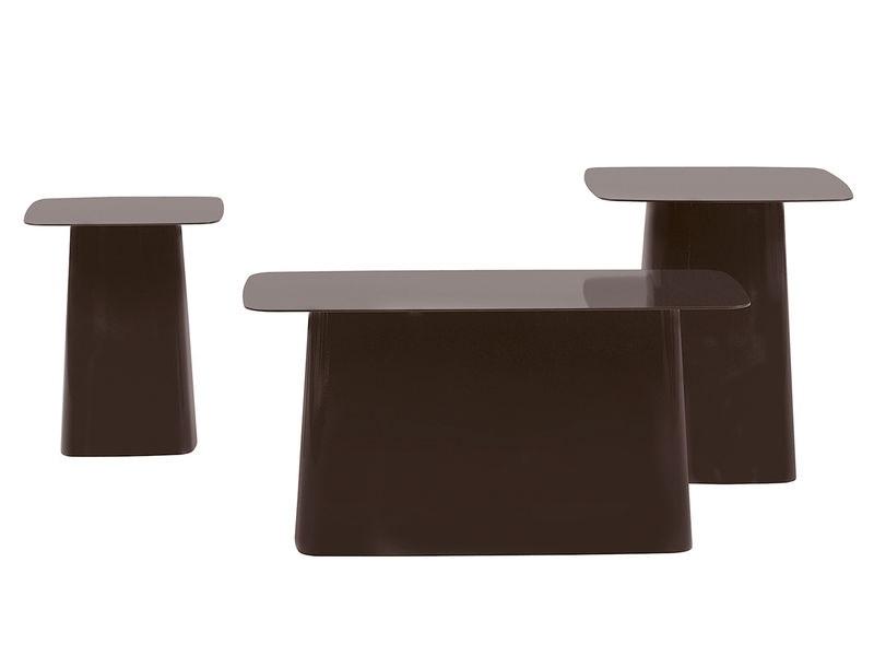 Powder coated steel coffee table | Metal Side by Vitra
