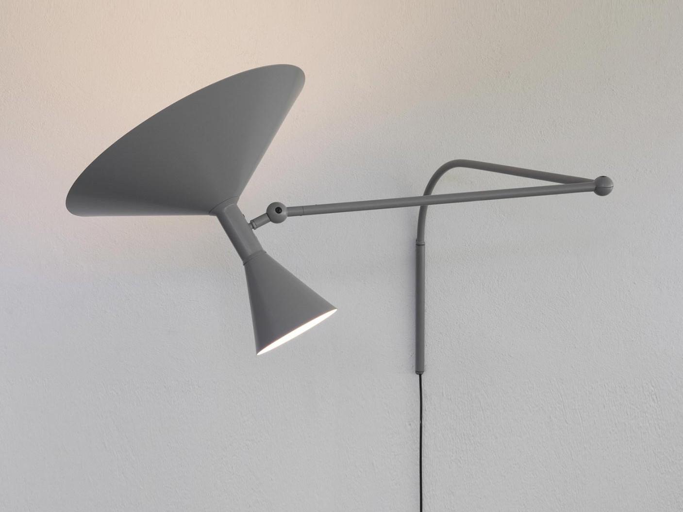 Adjustable aluminium wall lamp | Lampe De Marseille by Nemo