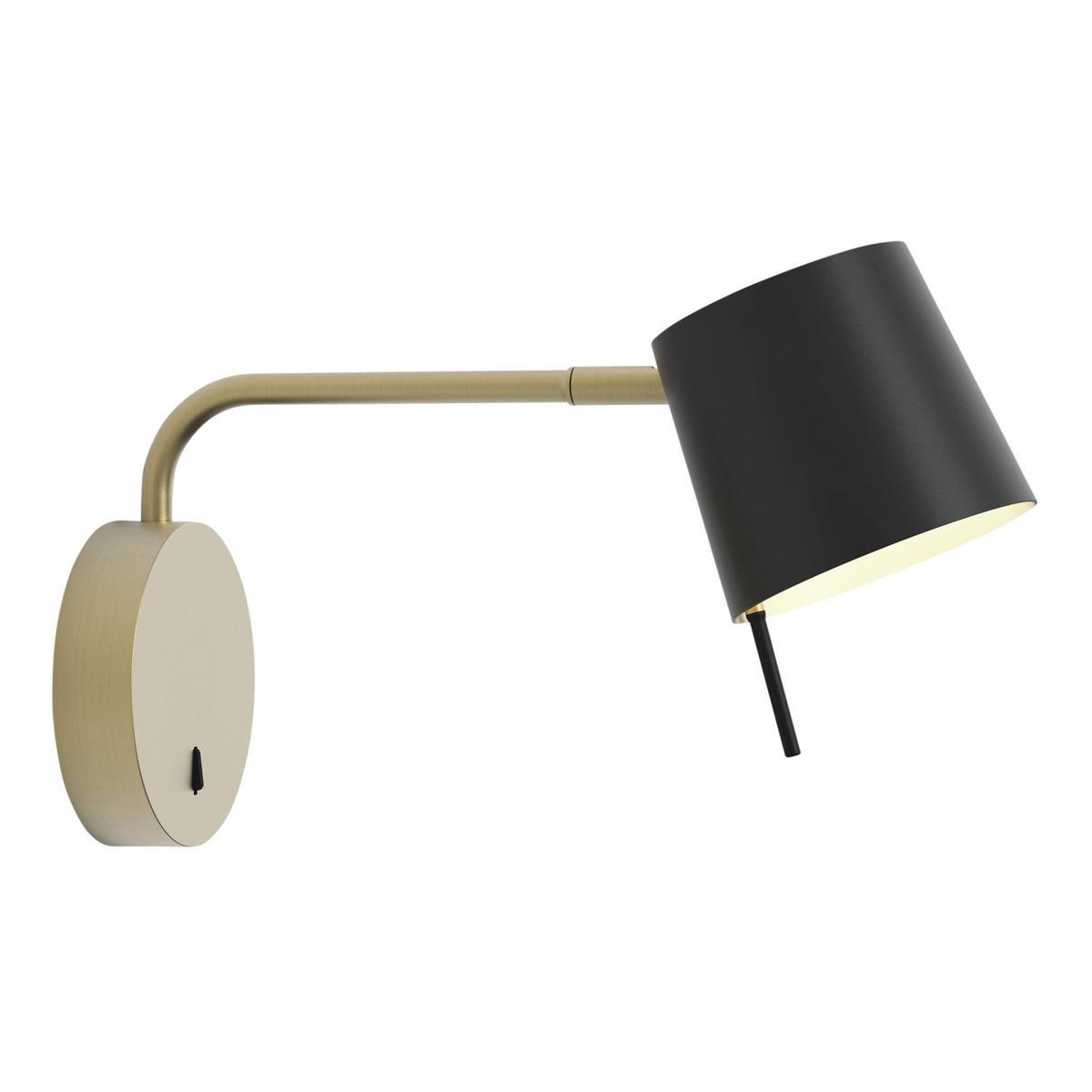 LED zinc reading lamp with fixed arm | Miura Swing Arm by Astro lighting
