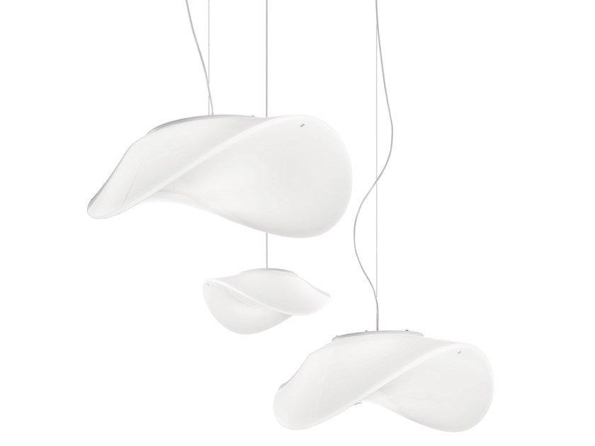 Glass pendant lamp | Balance Sp by Vistosi