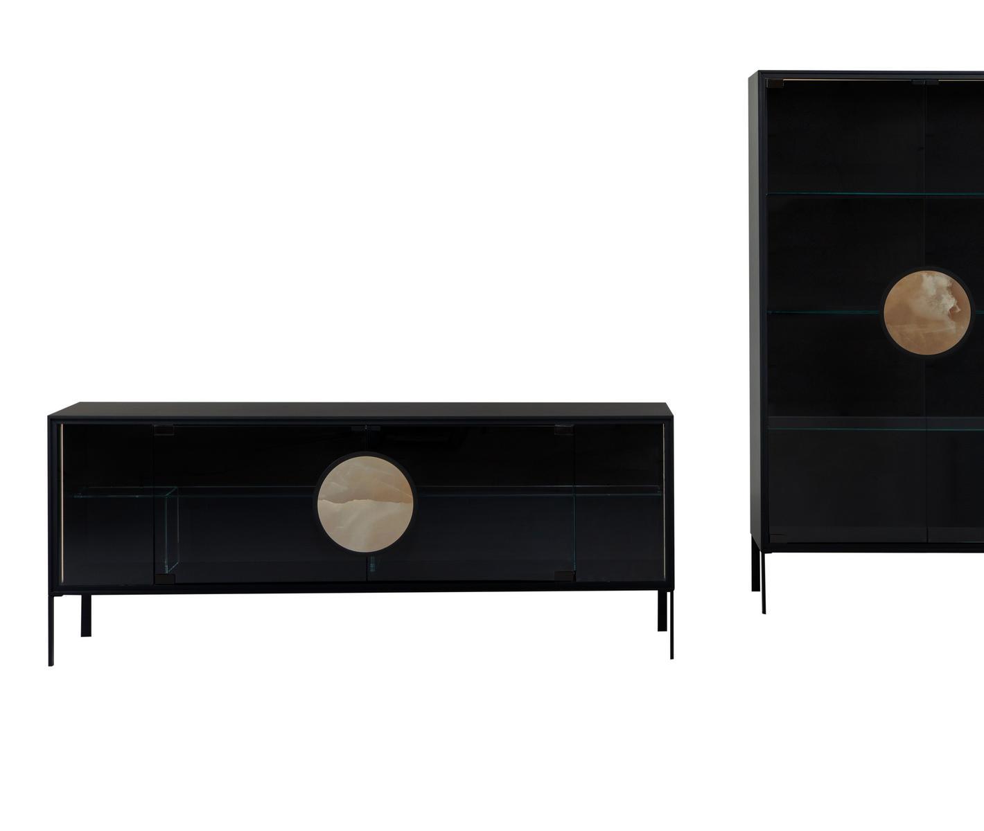 Display cabinet with integrated lighting | Dot by Tonin Casa