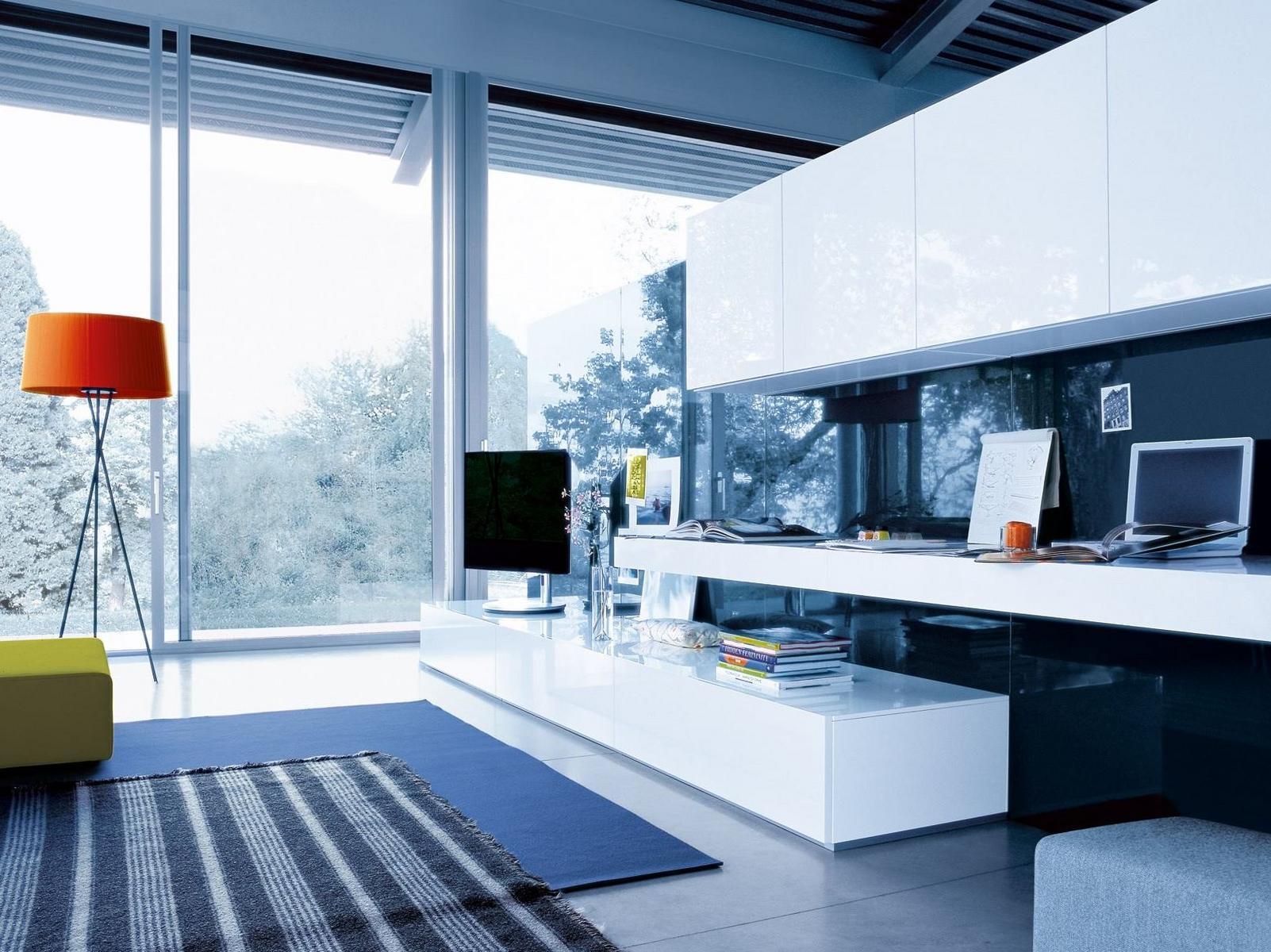 Sectional TV wall system | Sintesi by Poliform