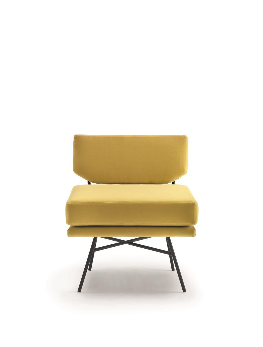 Fabric armchair | Elettra by Arflex