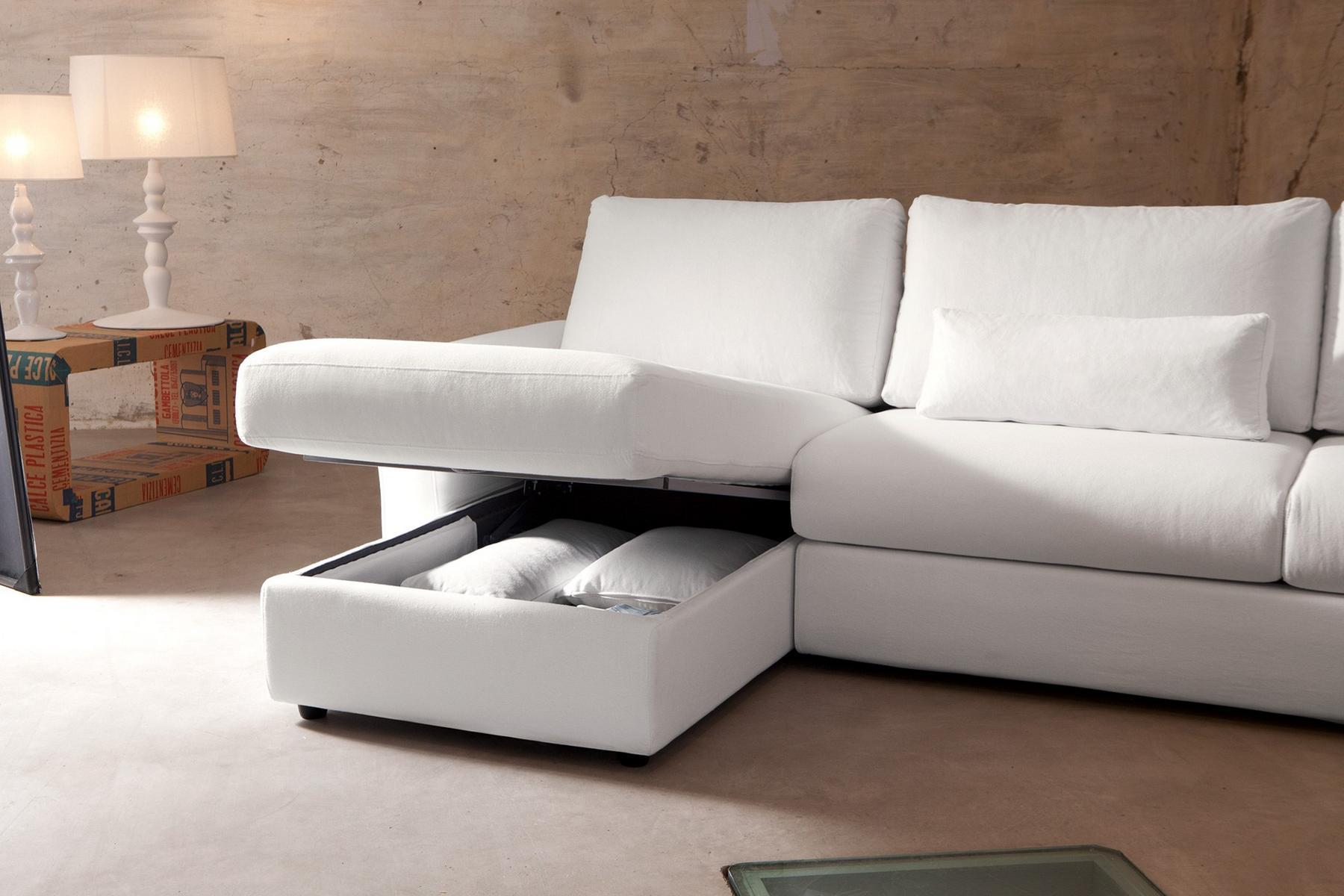 Sectional fabric sofa | Ewald by Domingo salotti