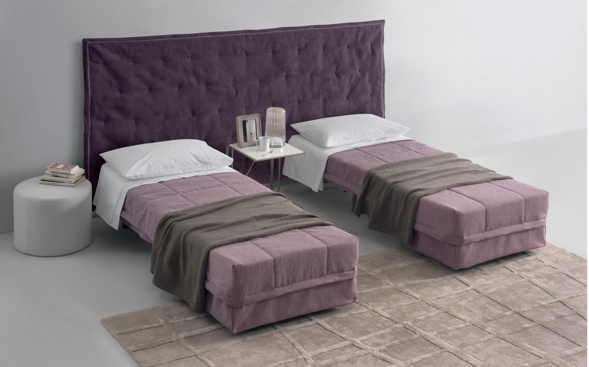 Fabric sofa bed with removable cover | Surf by Dema