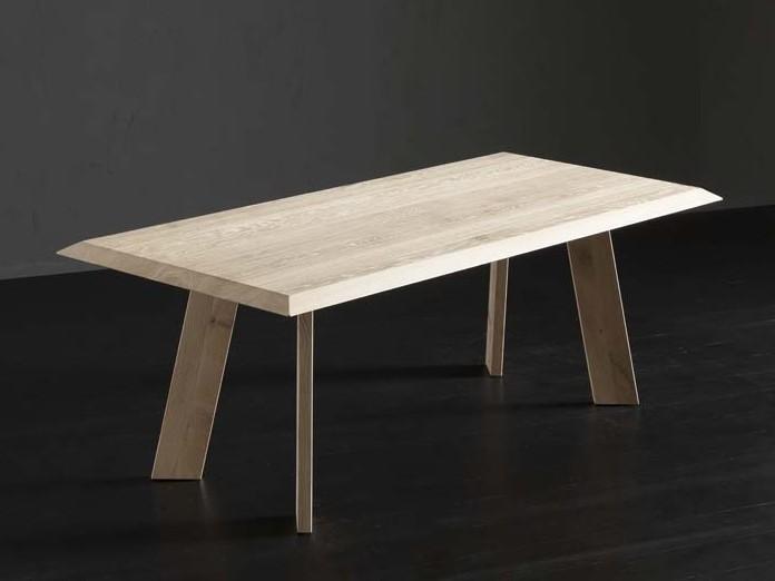 Rectangular wooden dining table | Rio + Street by Altacorte
