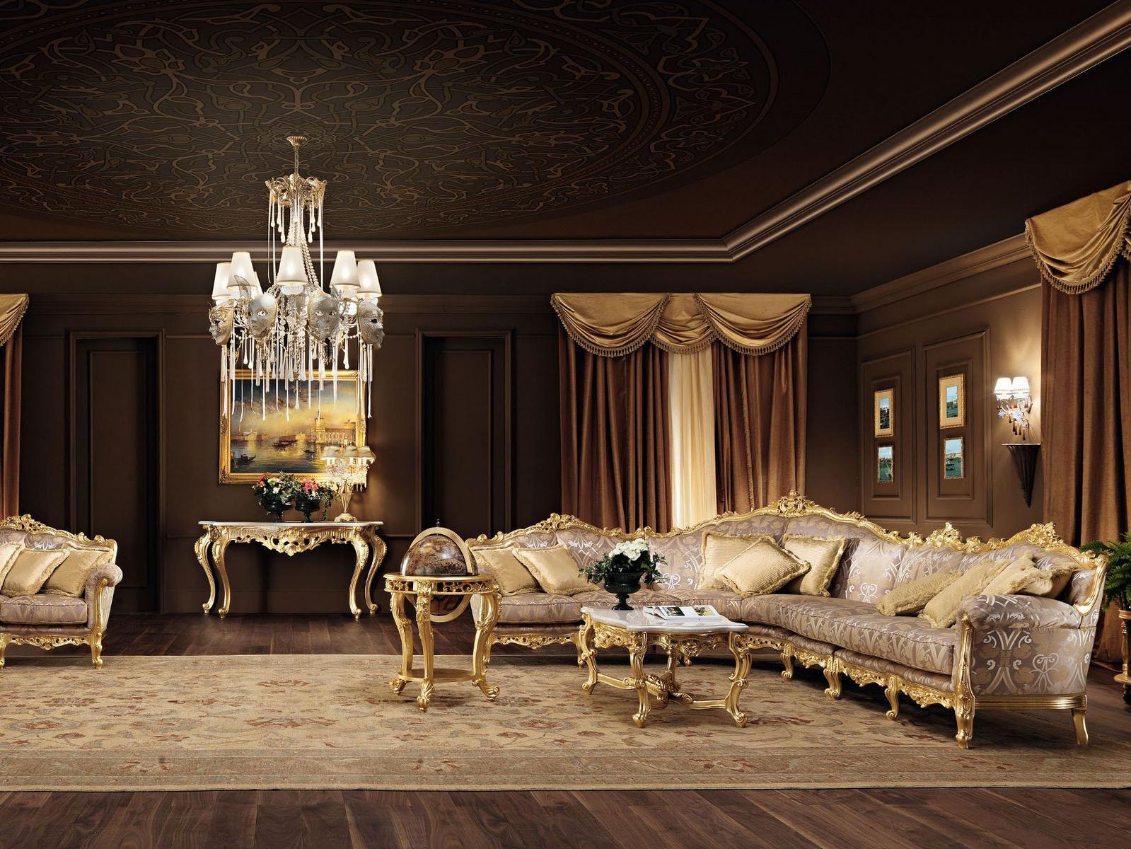 Low rectangular solid wood coffee table | 11615 by Modenese Gastone