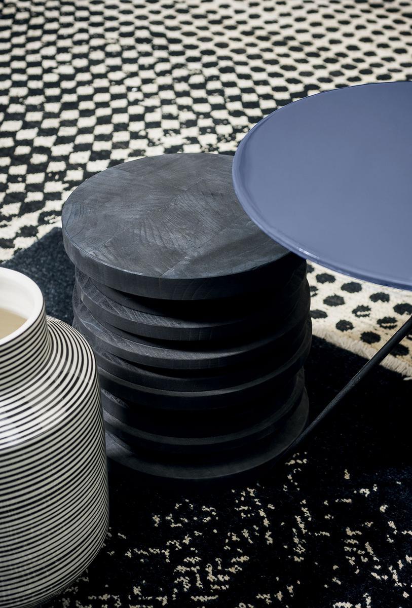 Round solid wood coffee table | Bidu by Baxter