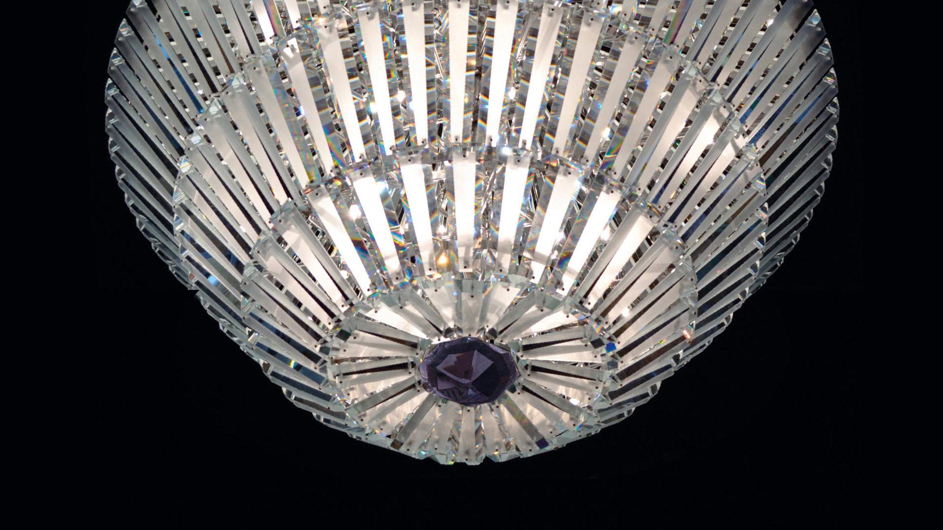LED Murano glass ceiling lamp | Diamante by Reflex