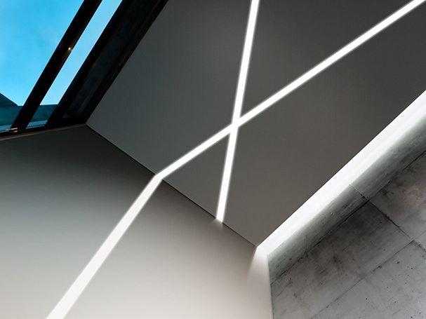 Extruded aluminium linear lighting profile | Nolita Eco by Panzeri