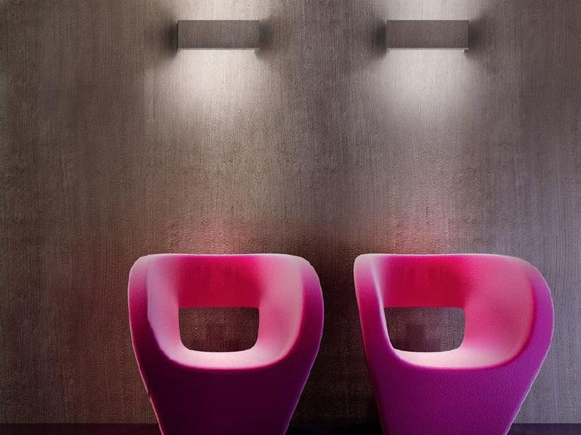 LED satin glass wall light | Toy Gypso by Panzeri