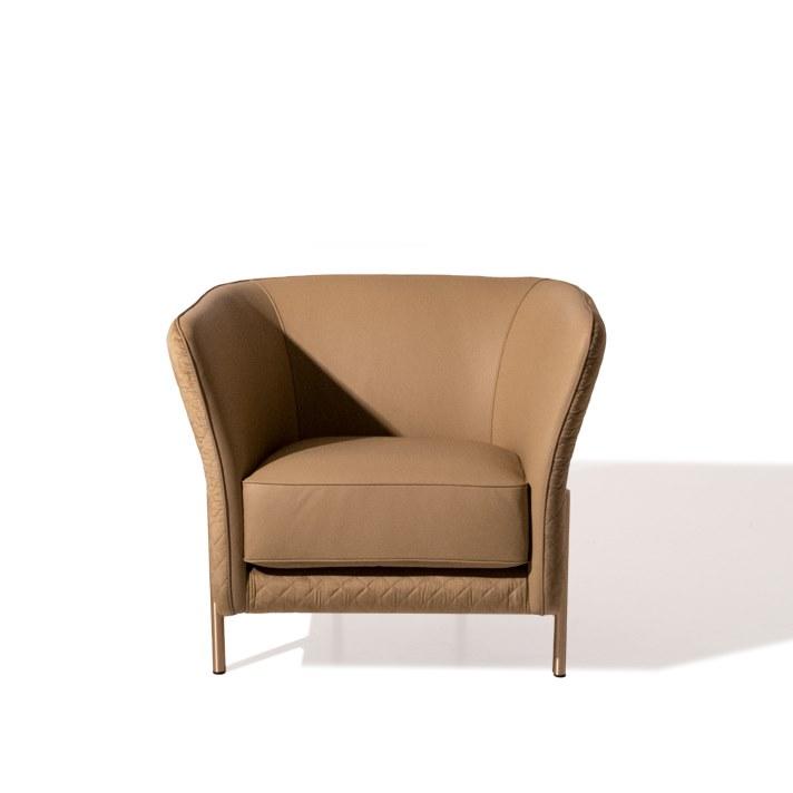 Fabric armchair with armrests | Universal by Mantellassi 1926