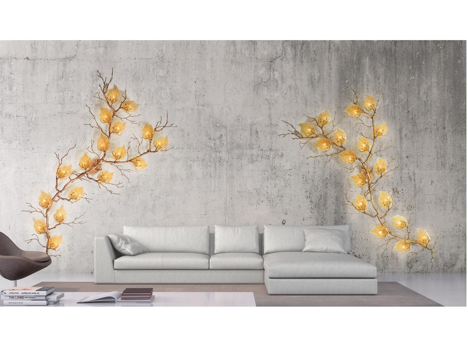 Handmade bronze wall lamp | Outono Ap1476/17 by Serip