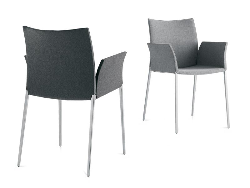 Chair with armrests | Lia 2088 by Zanotta