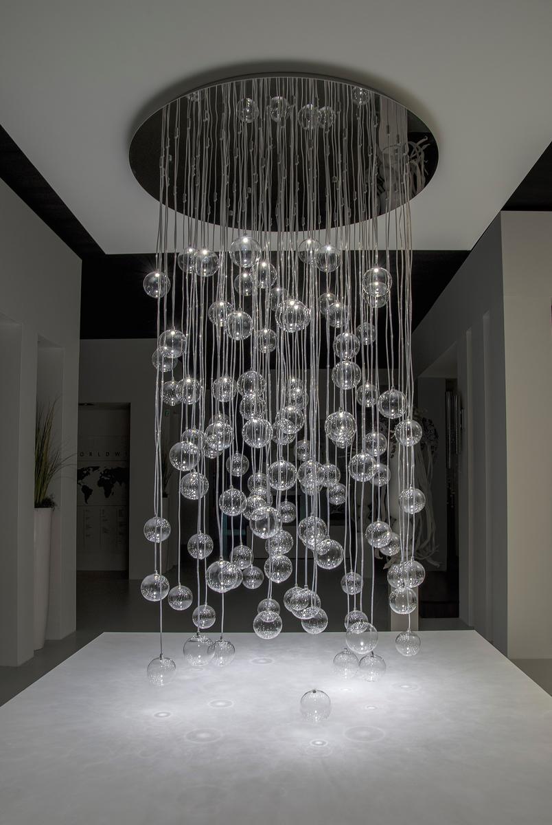 Direct light metal pendant lamp | Ballroom C100 by Ilfari