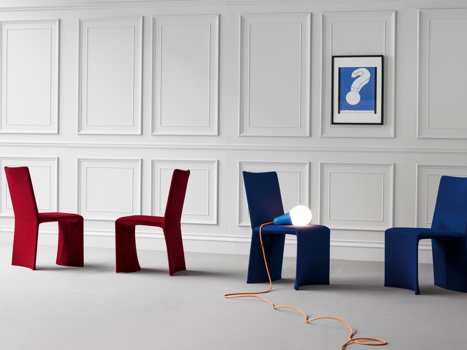 Fabric chair with removable cover | Ketch by Bonaldo