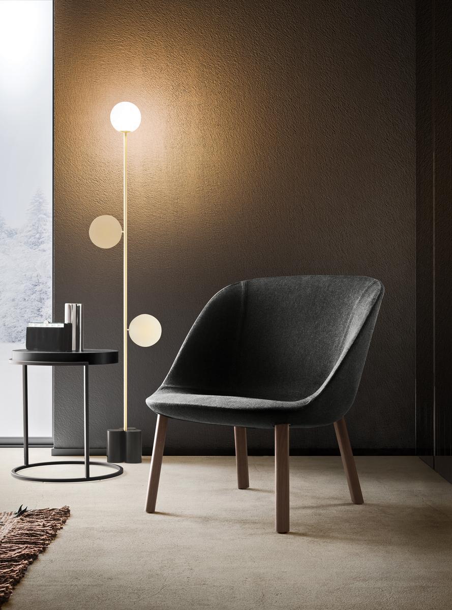 Fabric armchair with removable cover | Esse Lounge by Pianca