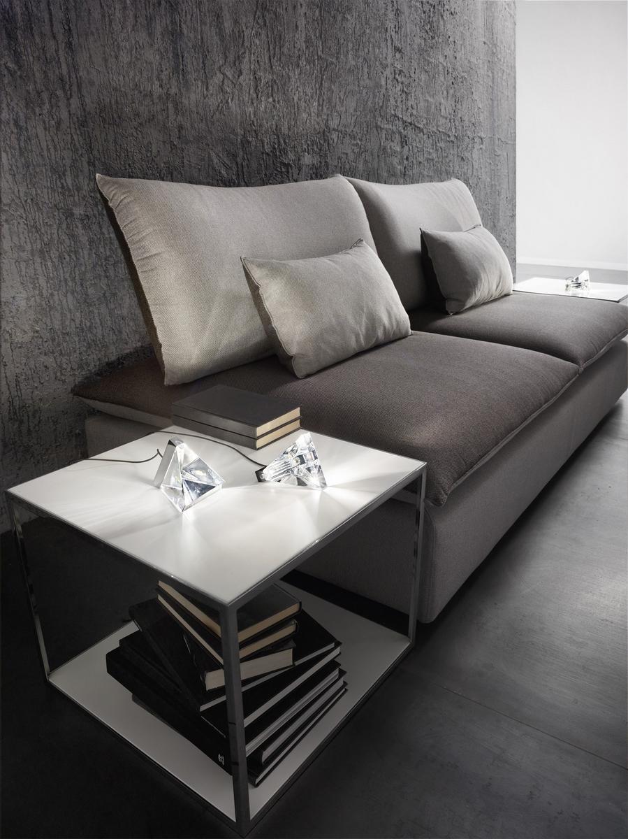 LED crystal table lamp | Tripla by Fabbian
