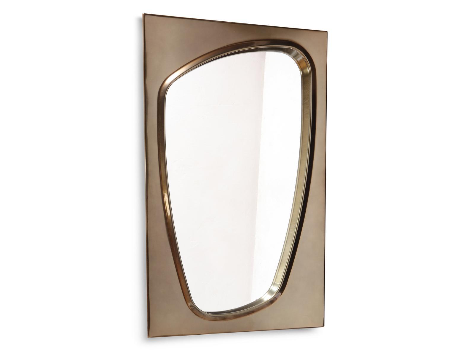 Framed wall-mounted wooden mirror | Lapeto by Ezio Bellotti