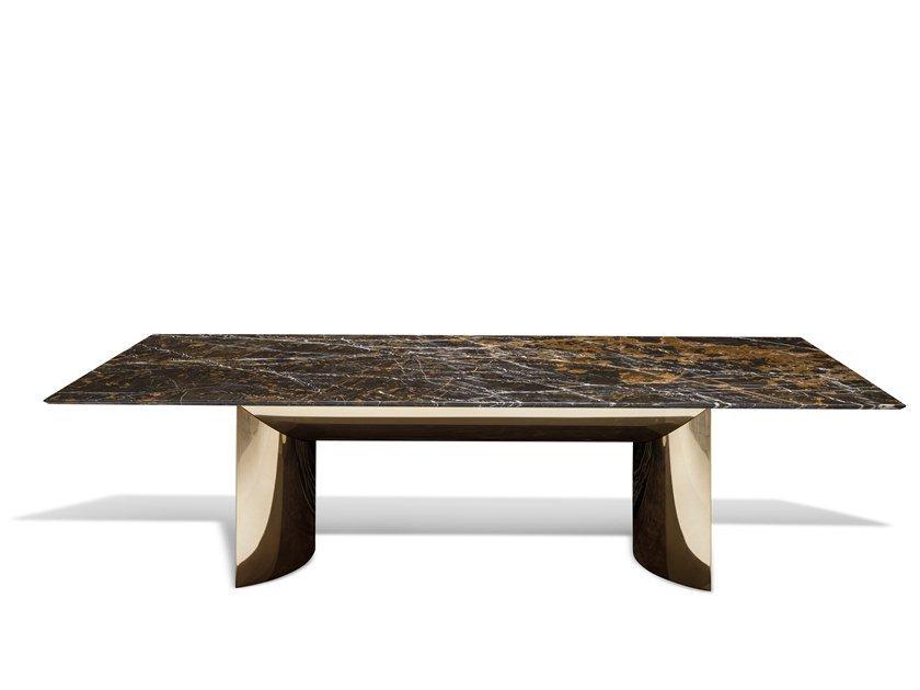 Rectangular marble table | Kerwan by Visionnair