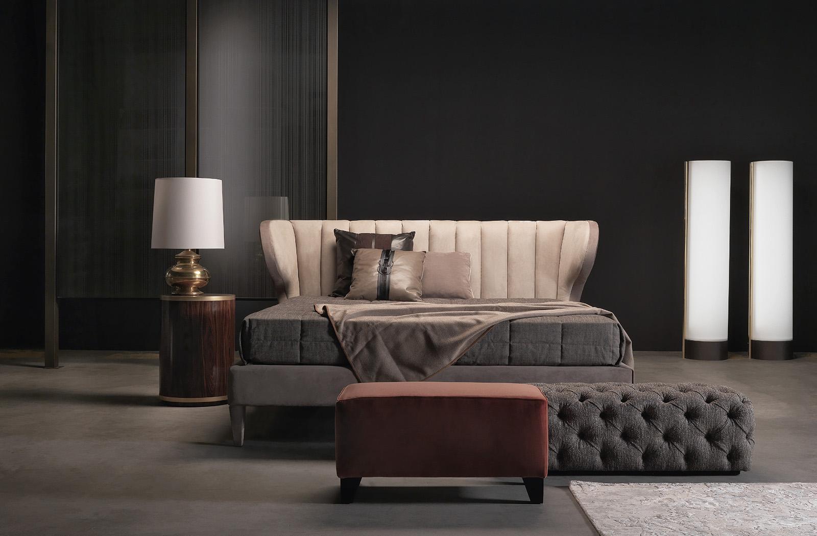 Brass floor lamp | Stuarda by Gianfranco Ferre Home