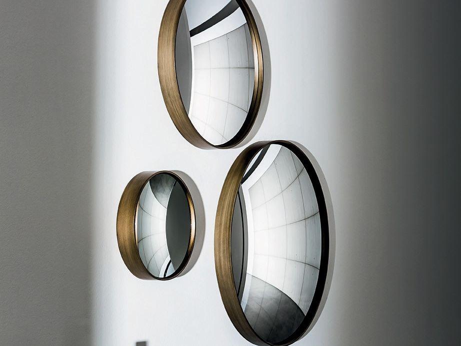 Round wall-mounted mirror | Sail by Sovet