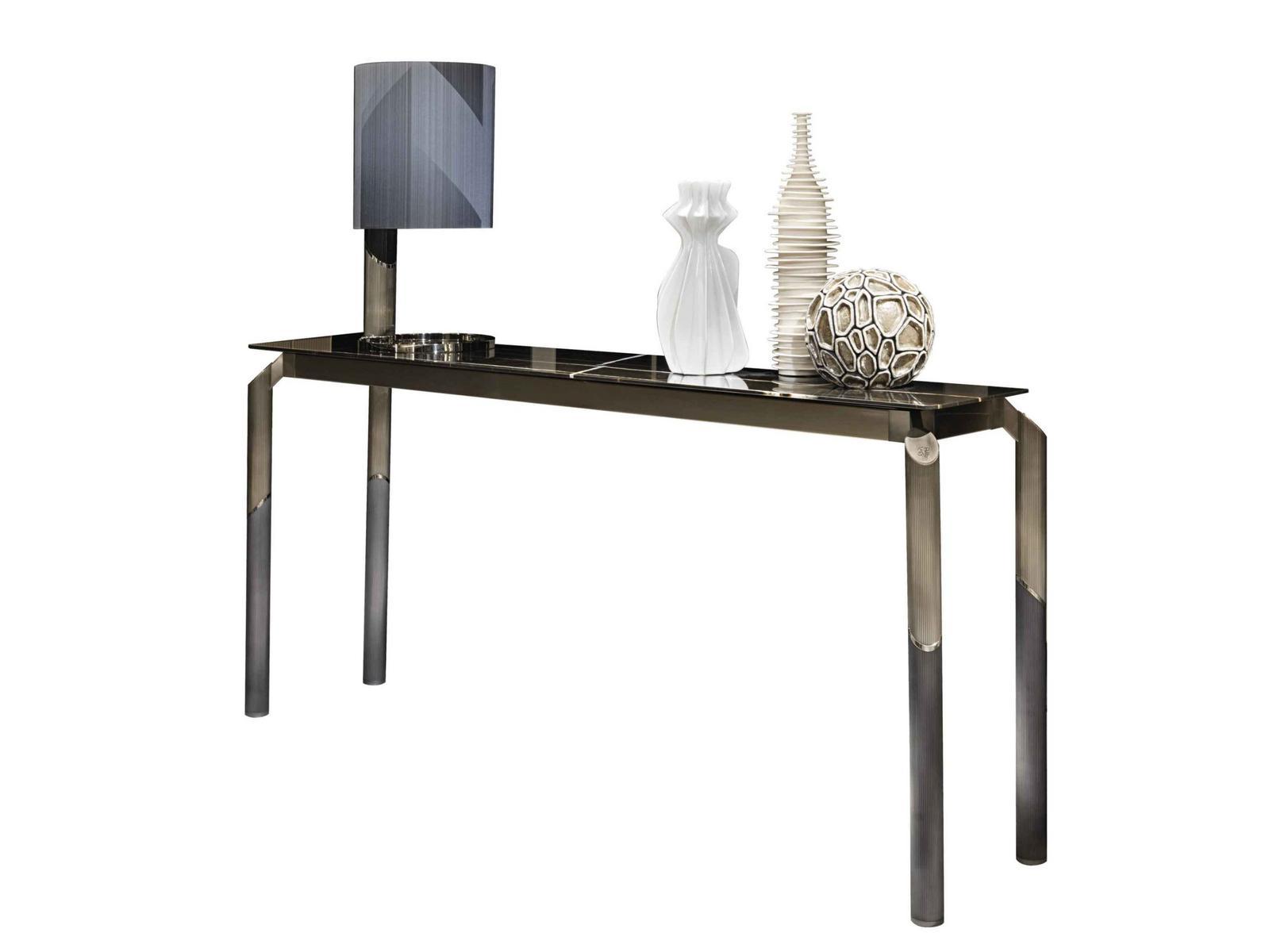 Rectangular marble console table | Milton by Visionnair