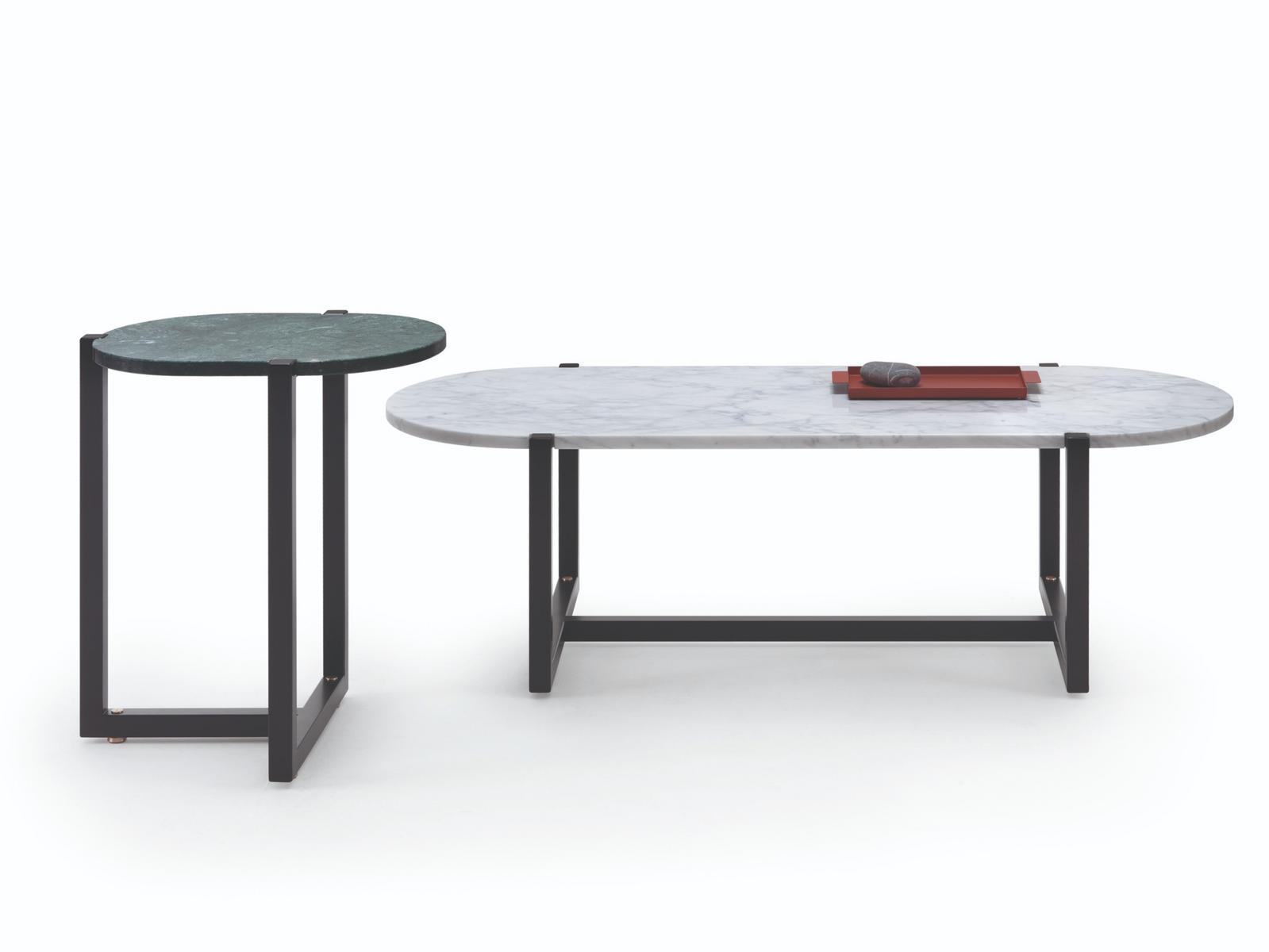 Oval marble coffee table | Sigmund by Arflex