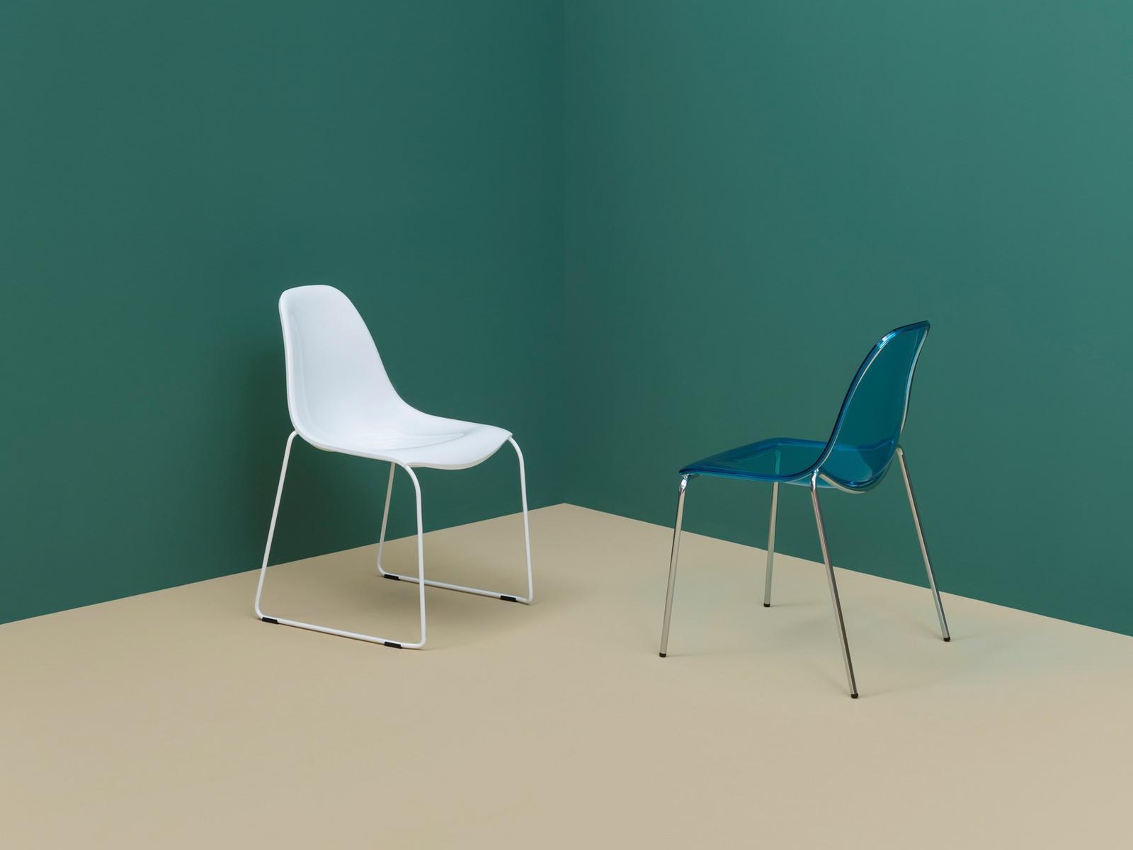 Polycarbonate chair | Day Dream 401 by Pedrali
