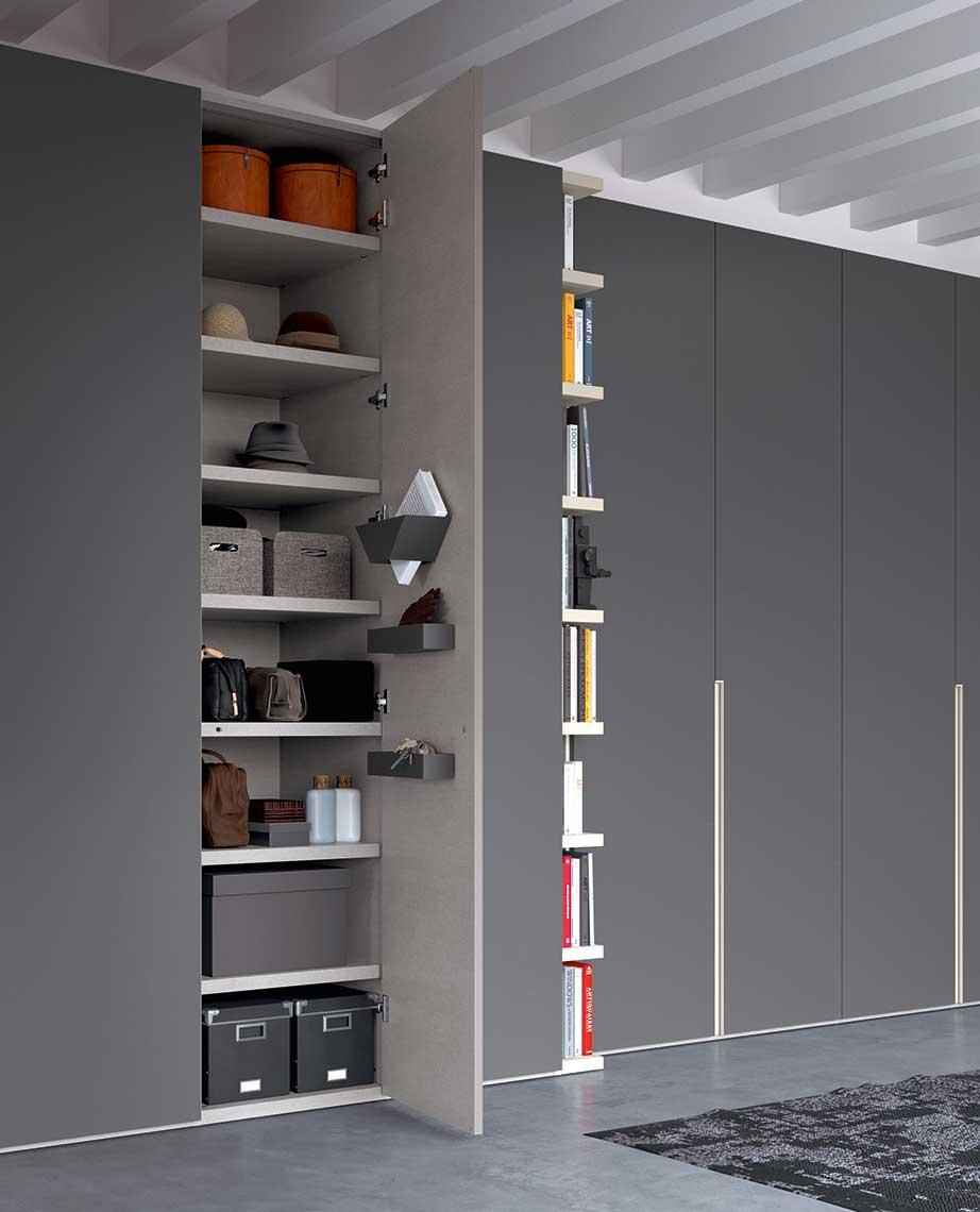 Modular lacquered wardrobe with doors | Go by ALF Dafre
