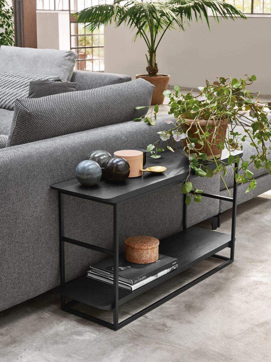 Rectangular wooden high side table | 987 by Rolf Benz