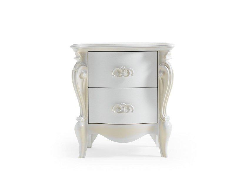 Solid wood bedside table | Versailles by Corte Zari