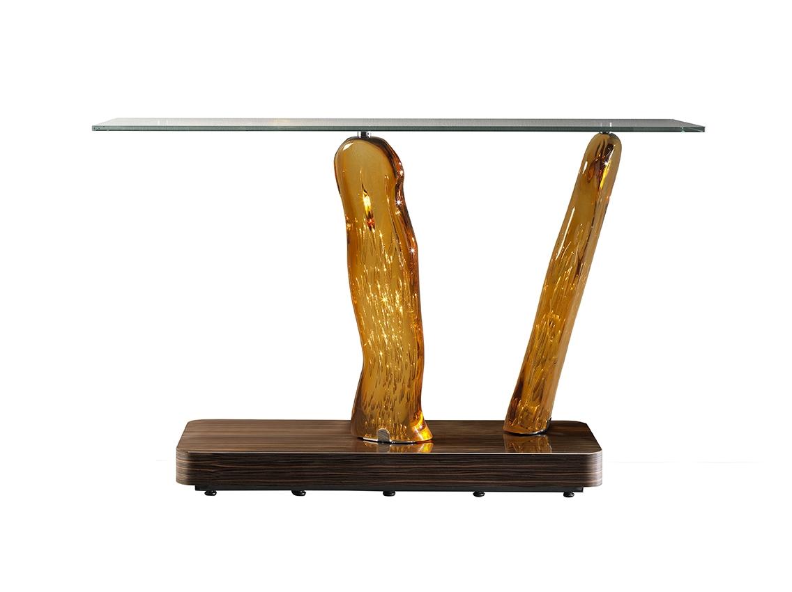 Rectangular glass console table | Sassi by Reflex