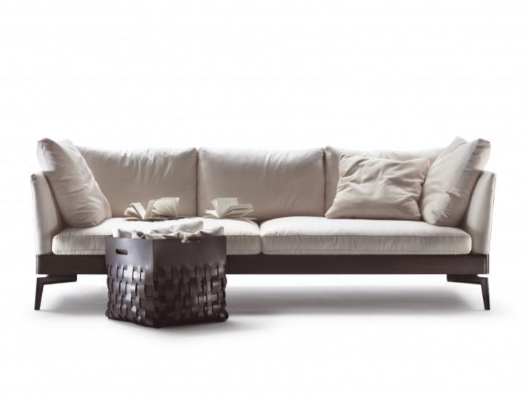 3 seater fabric sofa | Feel Good by Flexform
