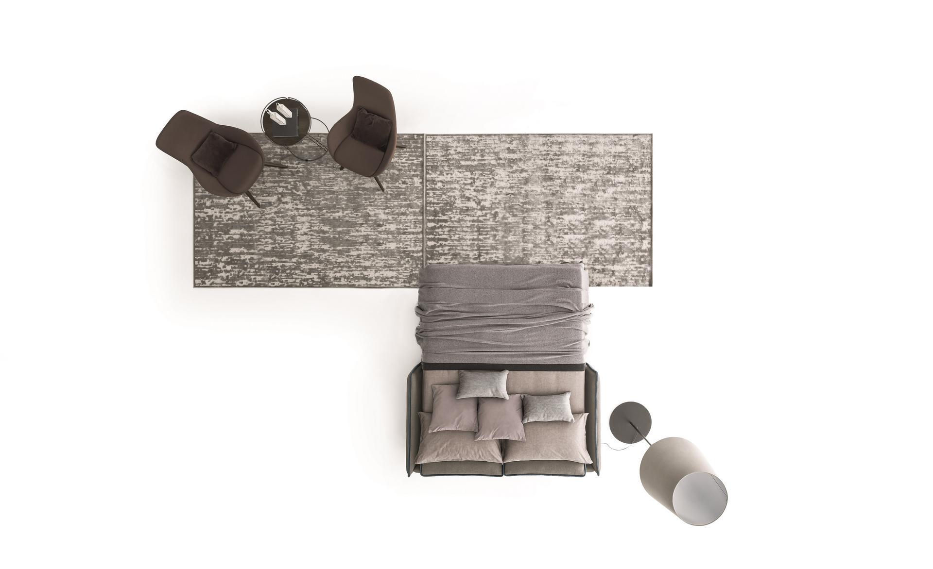 Fabric sofa bed with removable cover | Lulù 2.0 by Ditre Italia