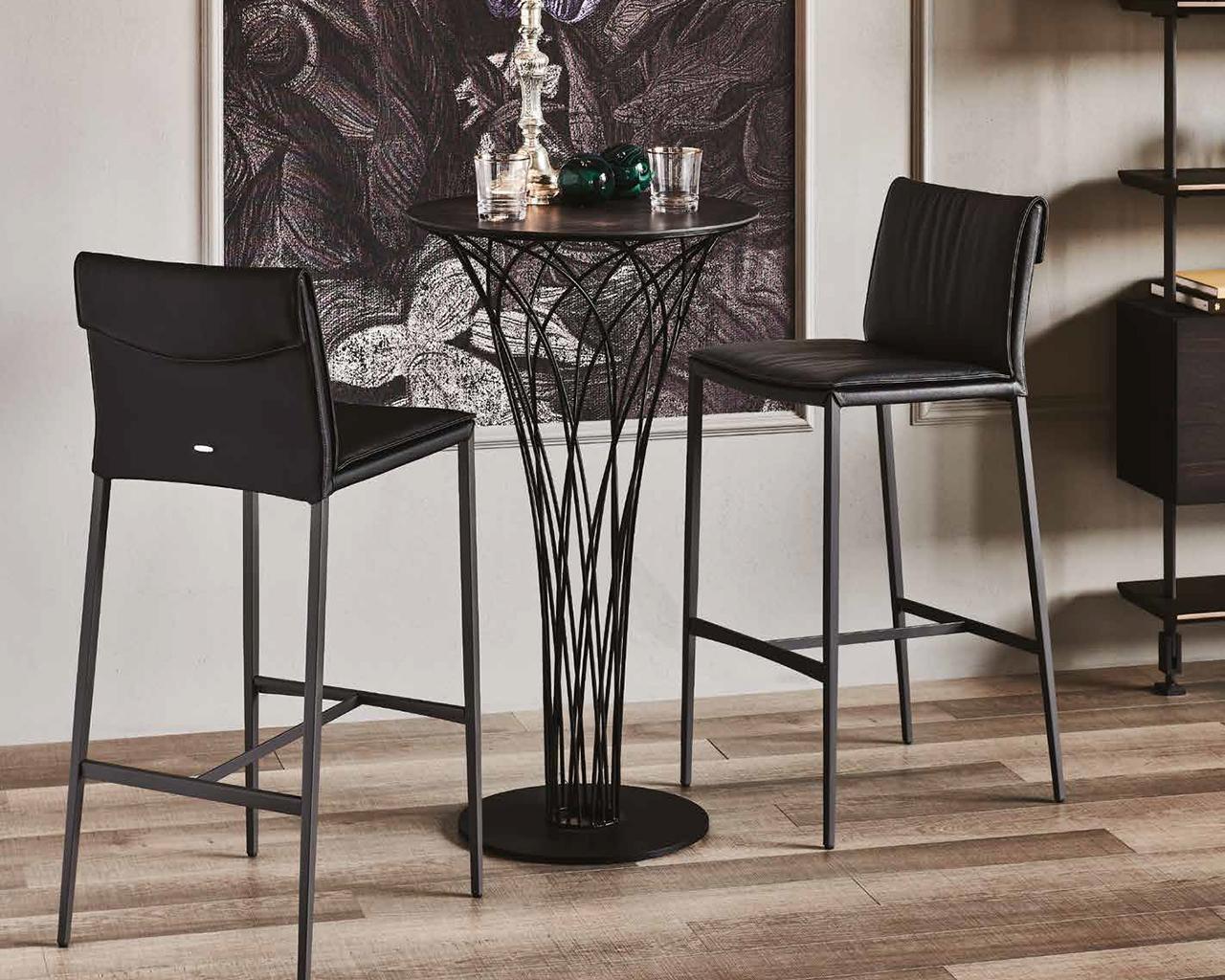 Leather bar chair | Isabel Ml by Cattelan Italia