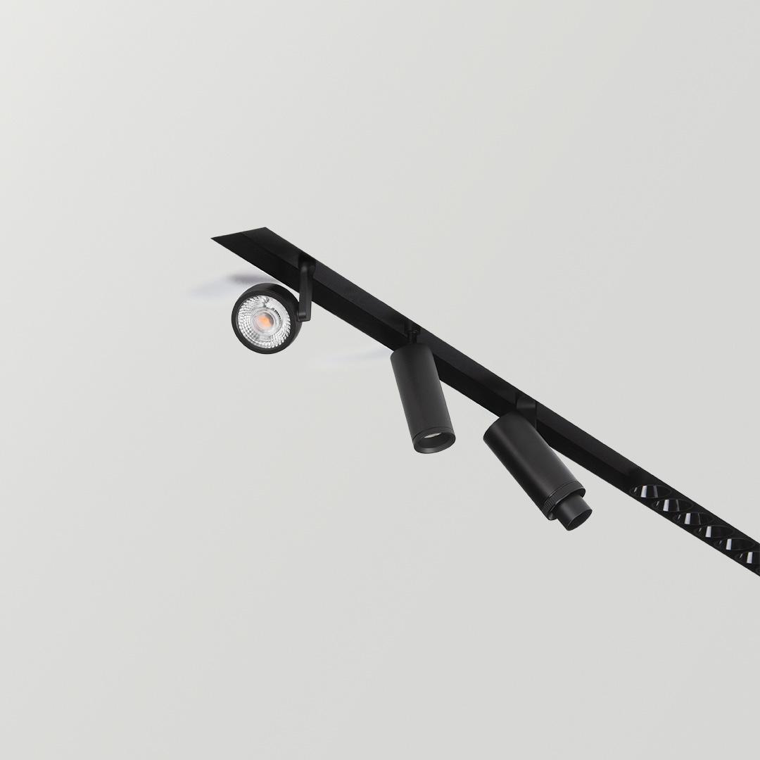 LED aluminium spotlight | Black Foster Fit 35 by Arkoslight