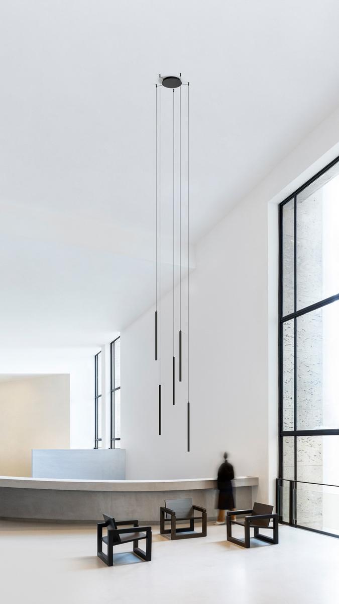 LED adjustable aluminium pendant lamp | Stick 66 Fancy Shape by Arkoslight