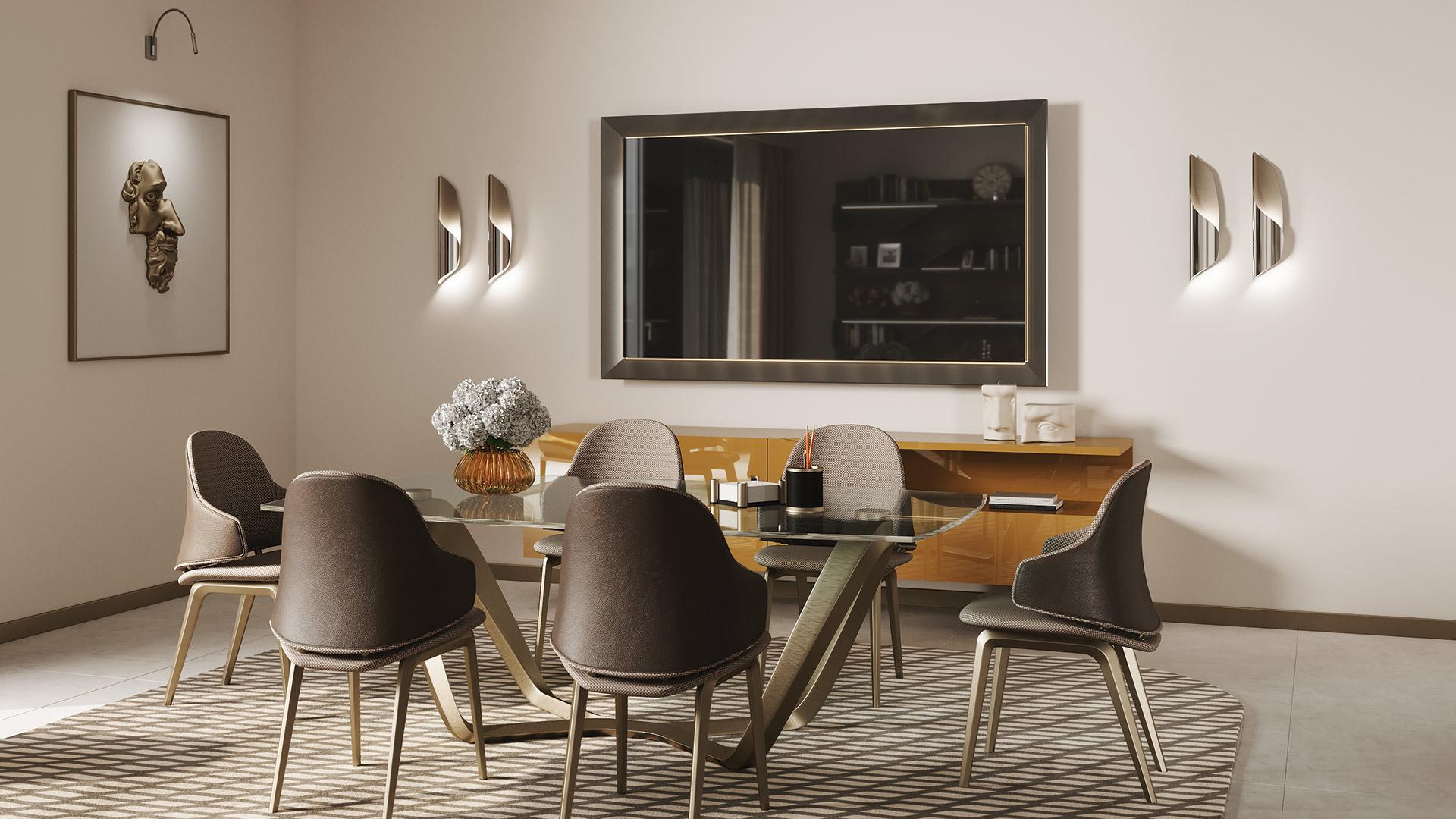 LED steel wall lamp | Segno by Reflex