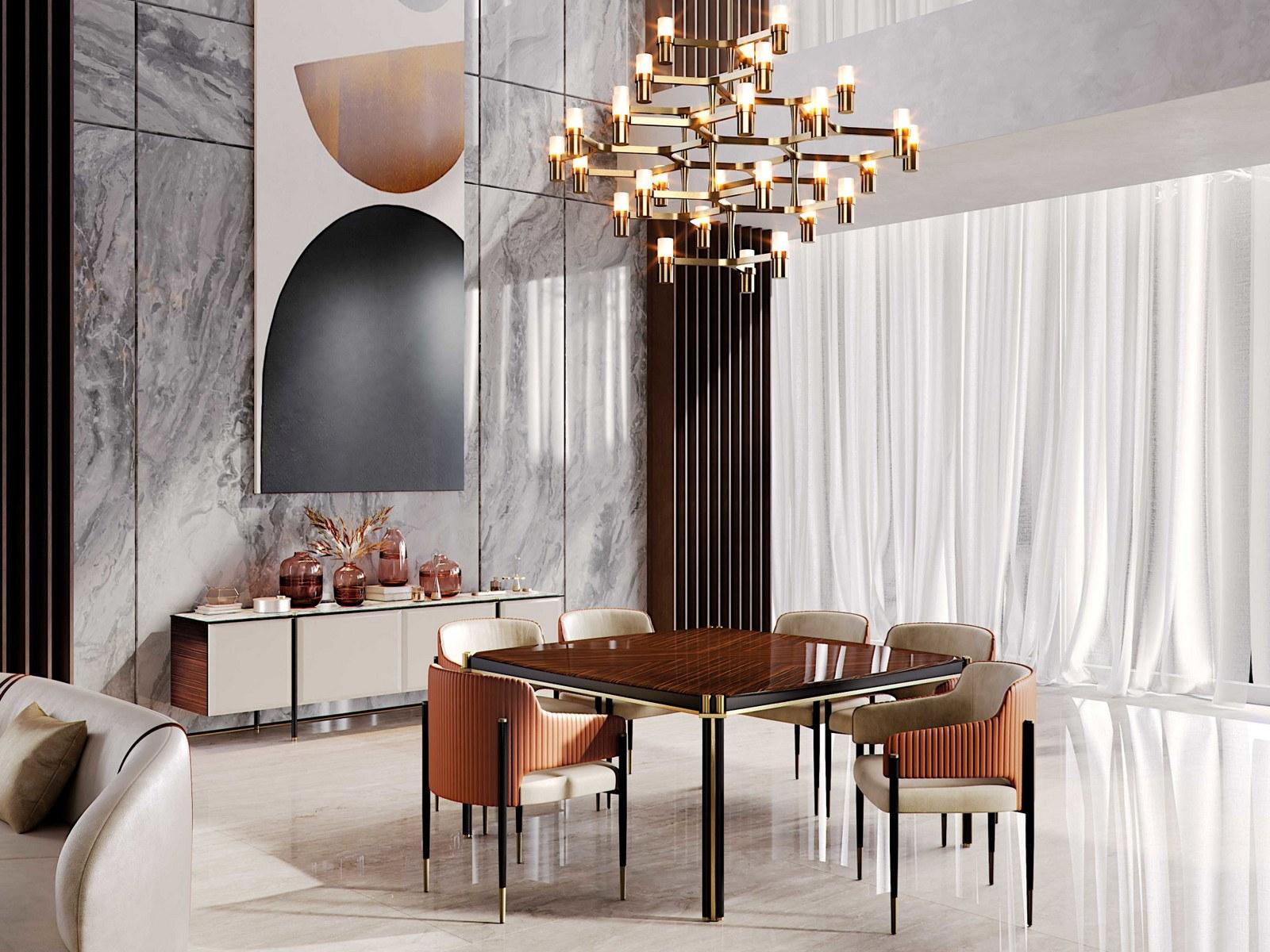 Square wooden living room table | Tudor Q by Capital Collection