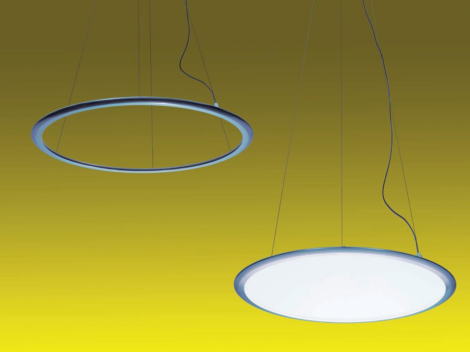 LED direct-indirect light aluminium pendant lamp | Discovery by Artemide