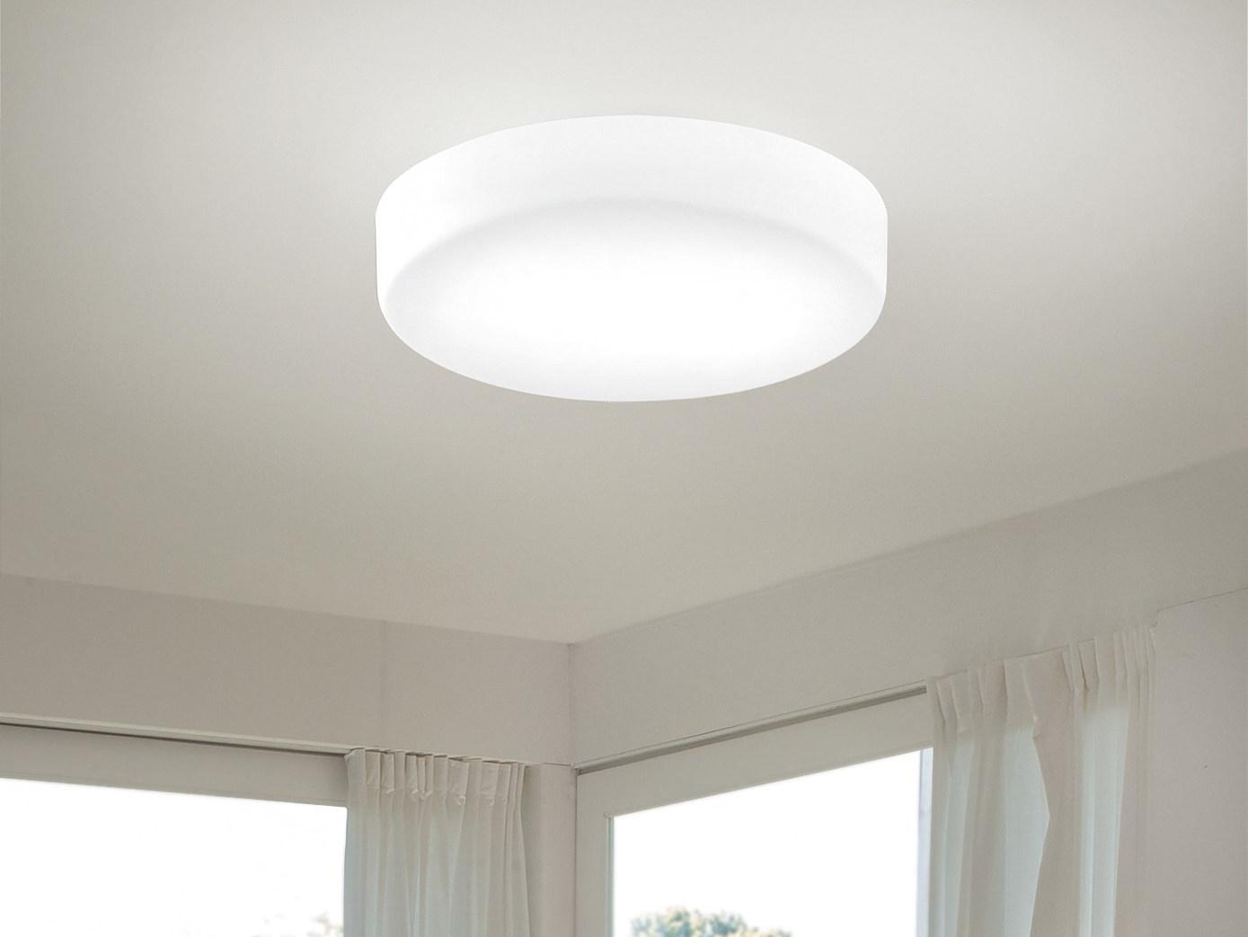 Satin glass wall lamp / ceiling lamp | Sogno Pp by Vistosi