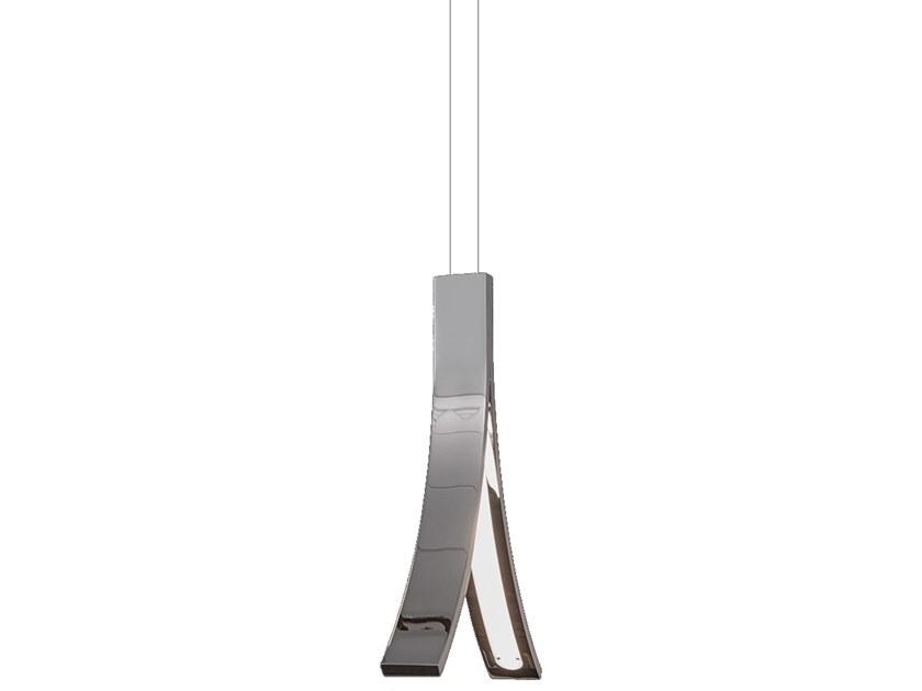 LED direct light metal pendant lamp | Stream H1 by Ilfari