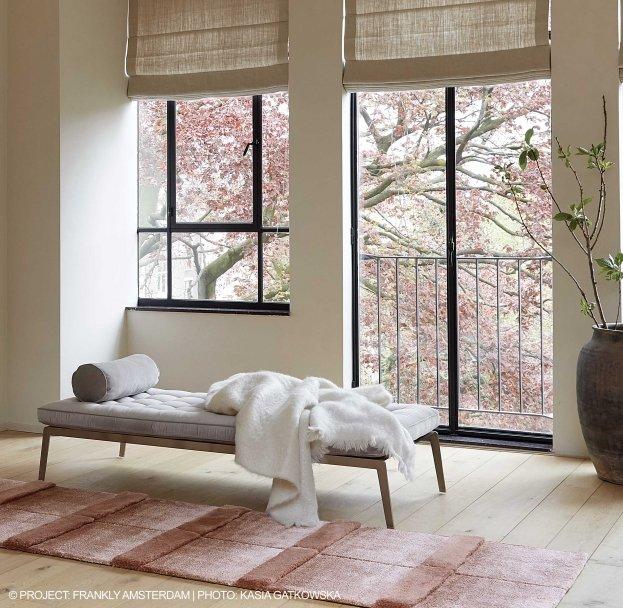 Tufted leather day bed | Magi by Flexform